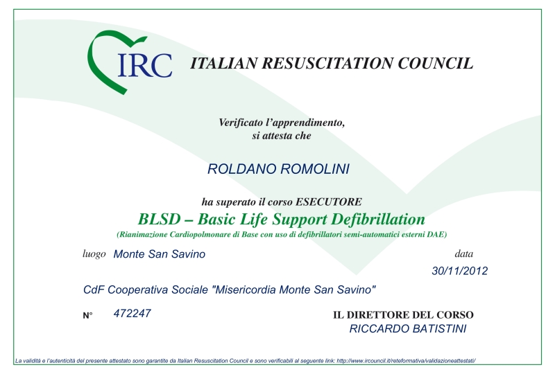 Dr. Roldano Romolini